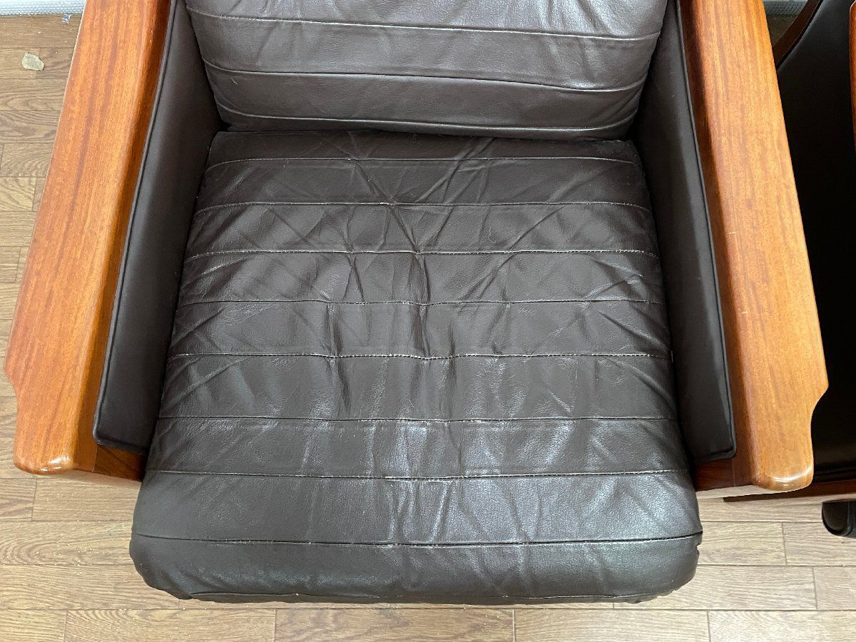 ○オールドマルニ レマン 1人掛けソファ2点セット シングルソファ