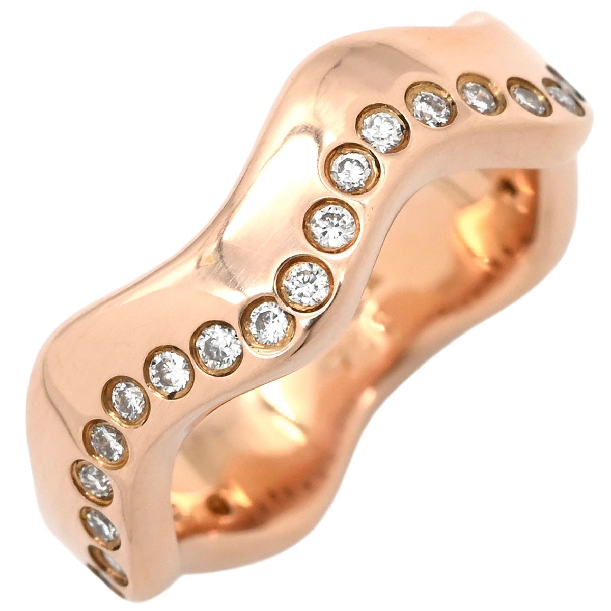 K◇美品 RUGIADA ルジアダ 18金 750PG YG WG 重量9.3g ルジアダ RUGIADA