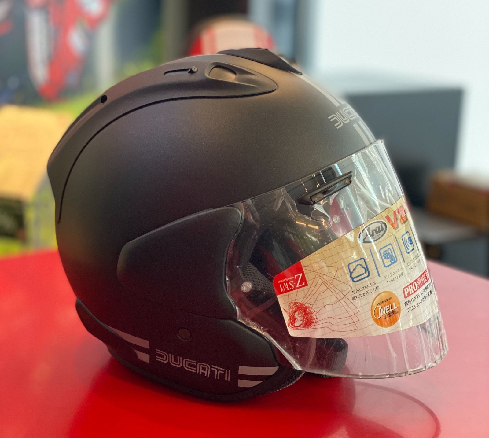 ドゥカティ 純正 BLACK SWAG ARAI JIS ヘルメット Mサイズ Arai製 正規 