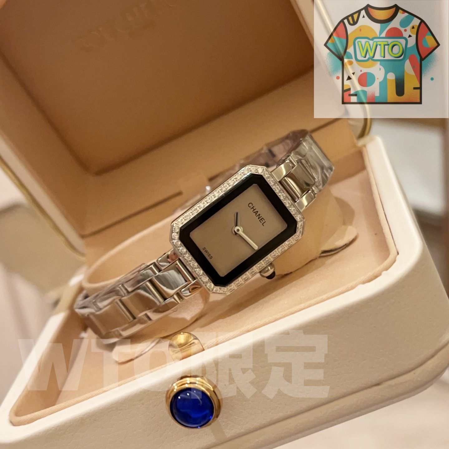 今日特価】Chanel シャネル 方糖シリーズ 八角形の文字盤デザインを
