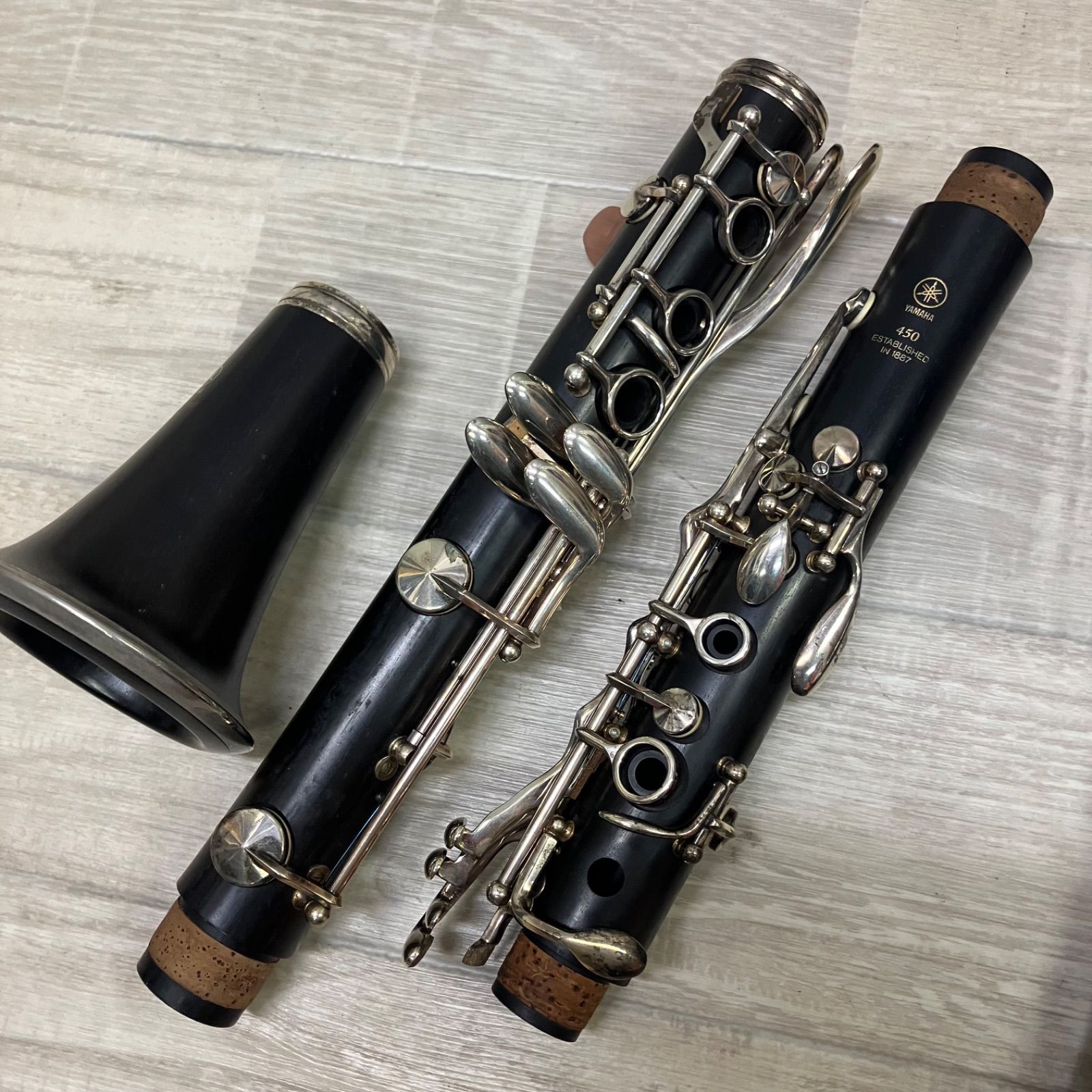 m*a様 YAMAHA ESTABLISHED IN 1887 クラリネット ヤマハ YAMAHA クラリネット450 ESTABLISHED in1887 【280aa124