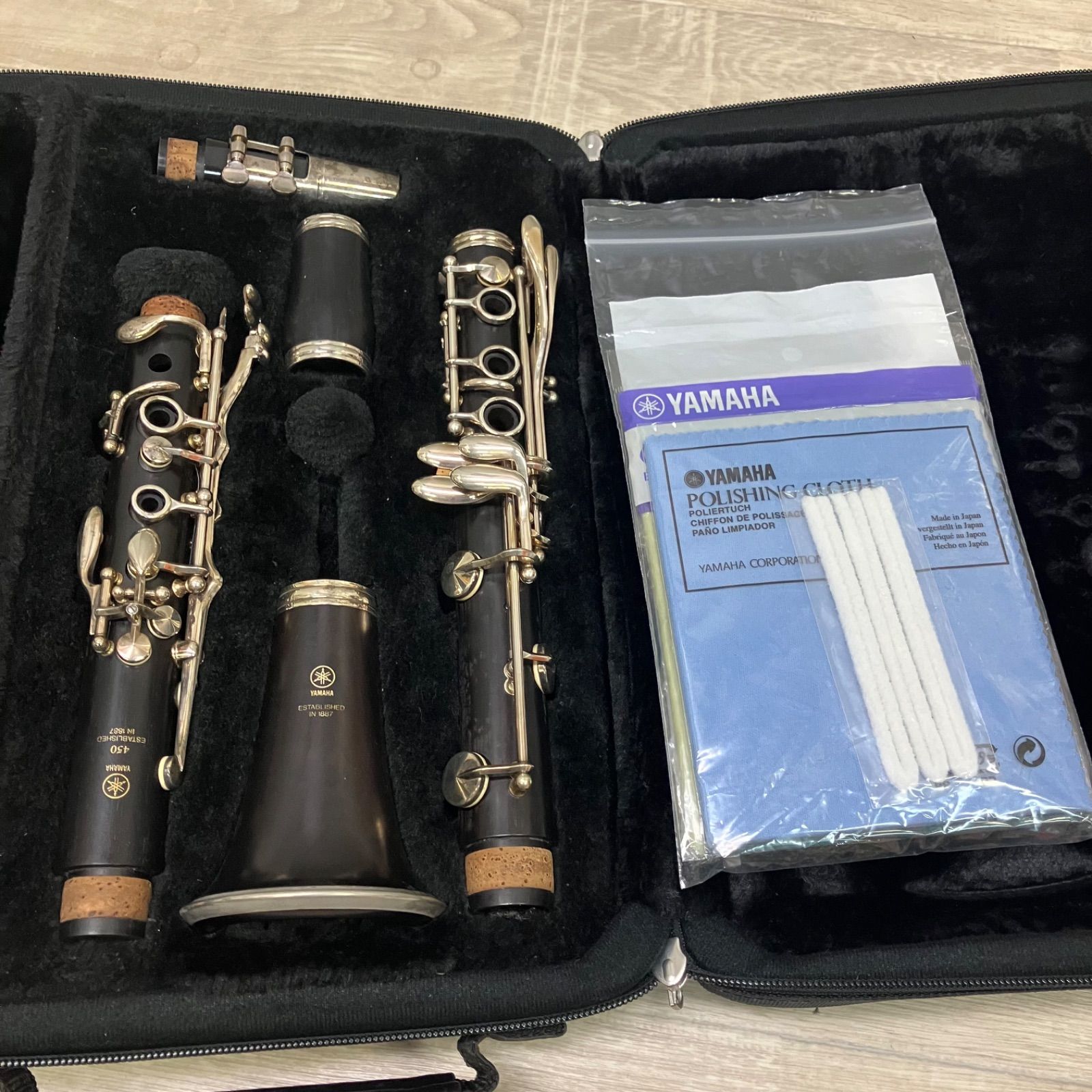 ヤマハ YAMAHA クラリネット450 ESTABLISHED in1887 【280aa124
