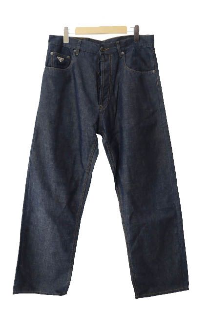 プラダ PRADA 24SS トライアングル 三角ロゴ プレート 5ポケット