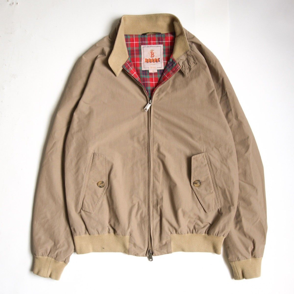 バラクータ ハリントンジャケット 92cm/36 ベージュ系 スウィングトップ BARACUTA バラクータ G9 ハリントンジャケット スウィングトップ リブ