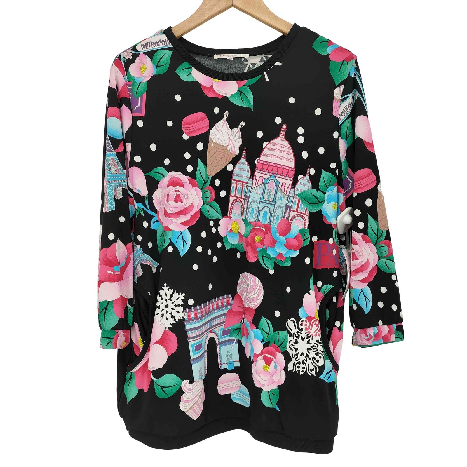 レオナールスポーツ LEONARD SPORT クリスマス柄 水玉 ドット 花柄