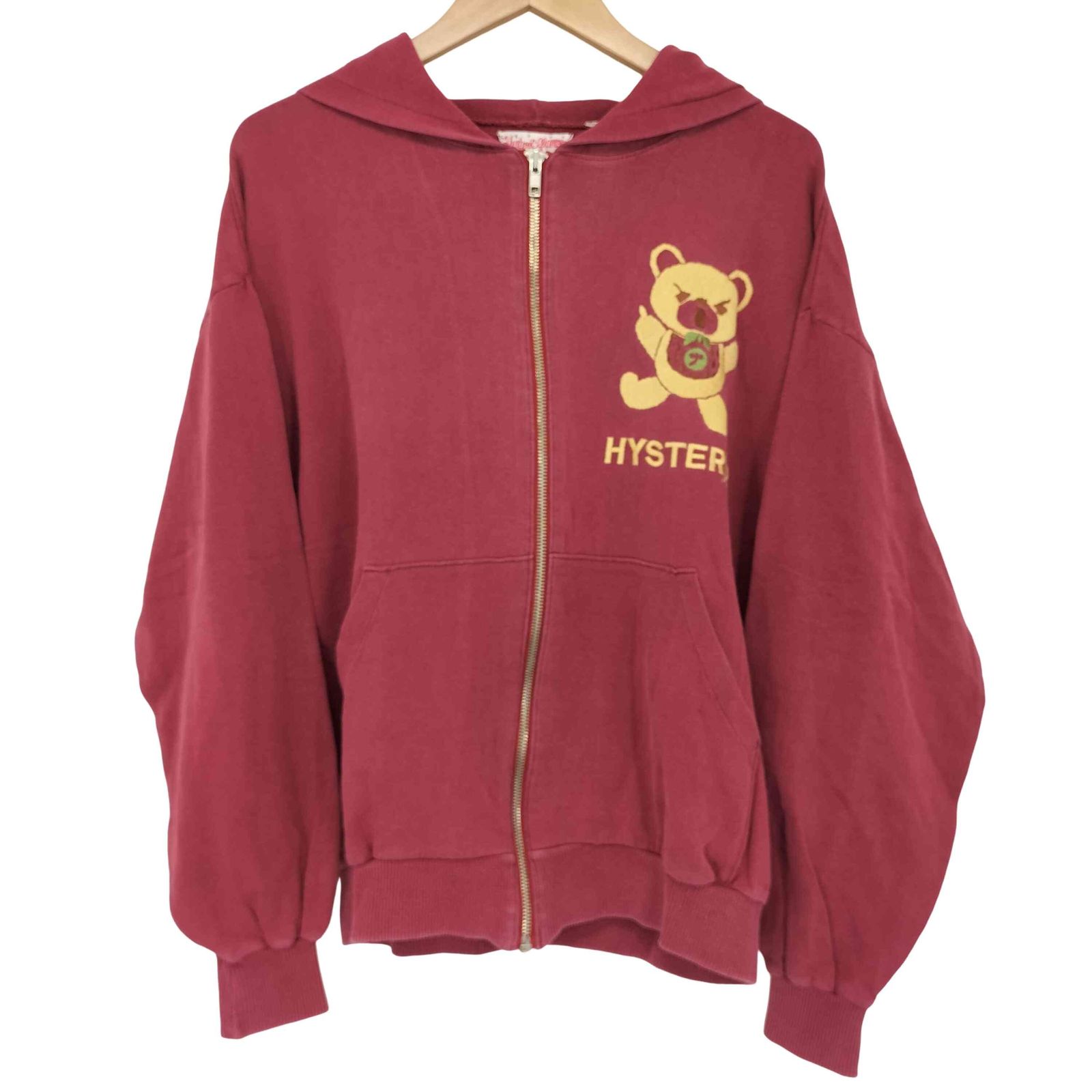 ヒステリックグラマー　古着　ジップパーカー　ヒスベア HYSTERIC GLAMOUR GLAMOUR(ヒステリックグラマー) 初期タグ ヒスベア