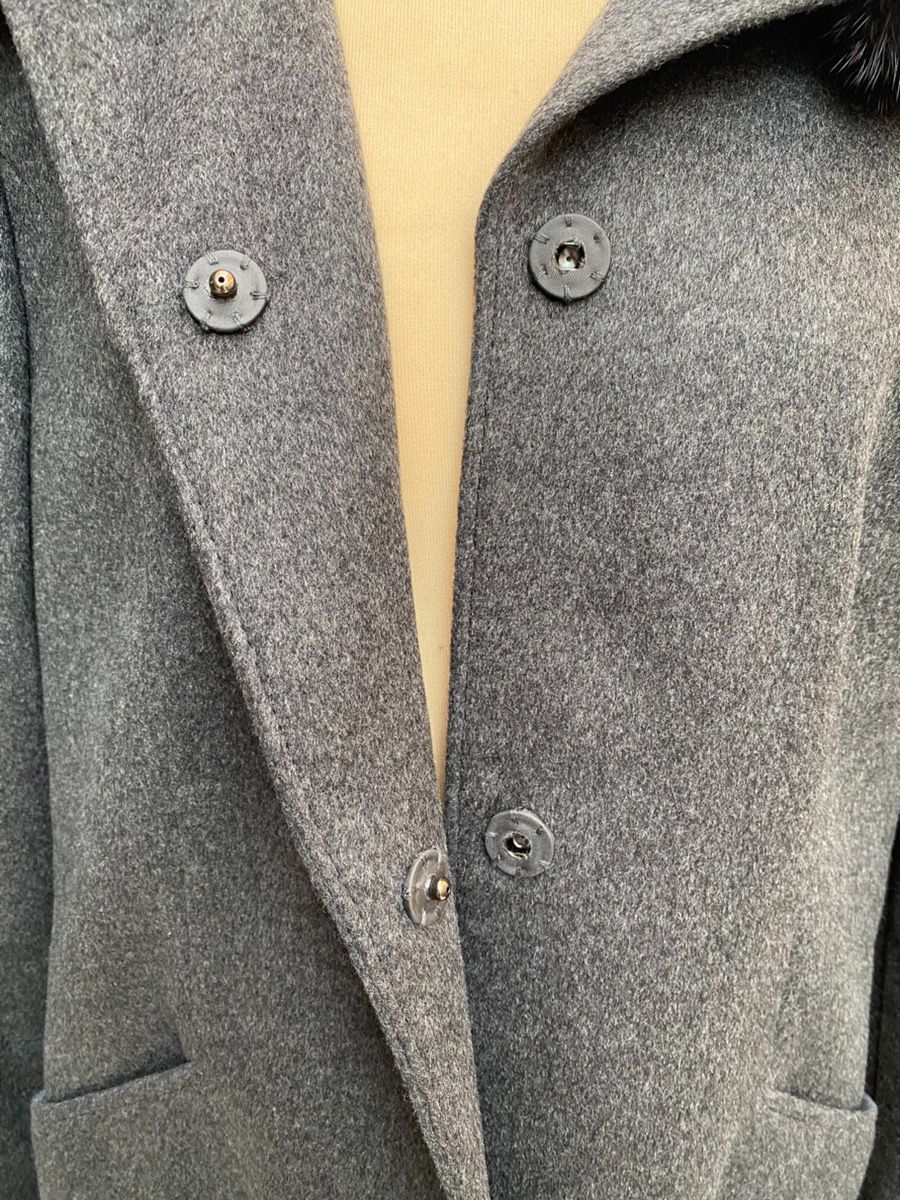 11952-095☆ 極美品 Leilian レリアン カシミヤ100% ロングコート