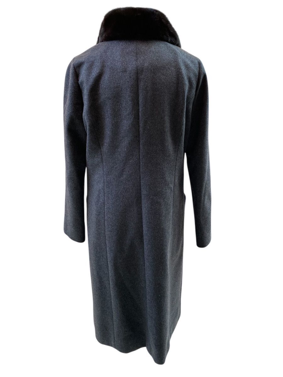 11952-095☆ 極美品 Leilian レリアン カシミヤ100% ロングコート