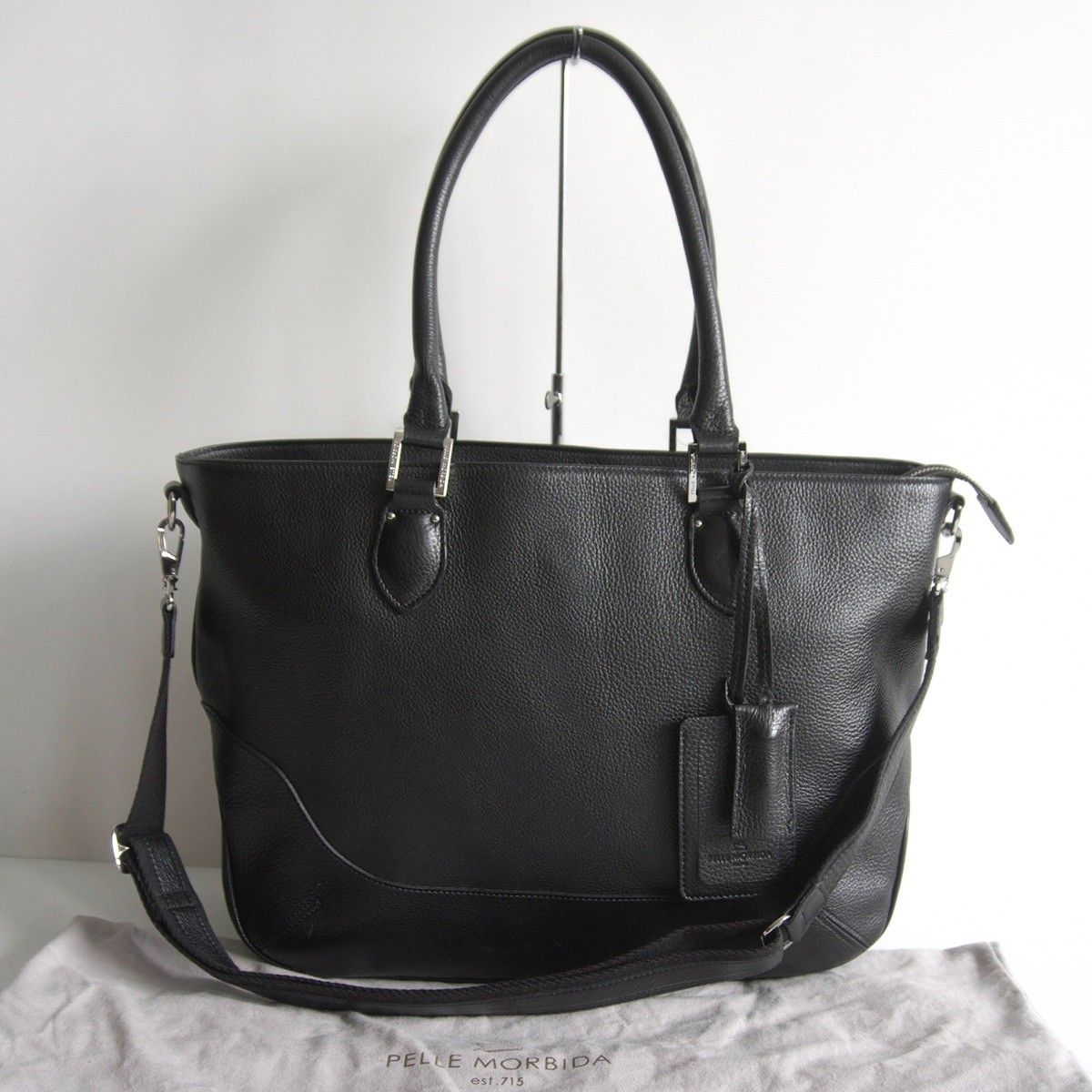  【美品】PELLE MORBIDA【Maiden Voyage 2WAY トートバッグ】シュリンクレザー ビジネス バッグ ペッレモルビダ 25110714 トートバッグ