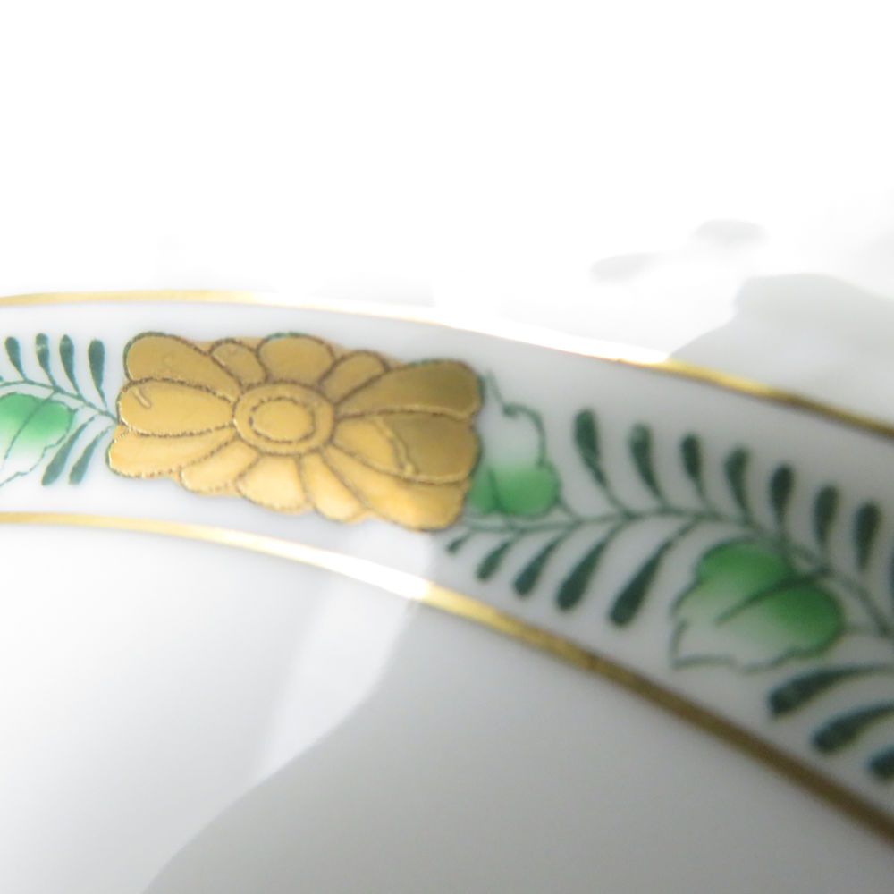 未使用近✨ヘレンド アポニーグリーン サラダ デザート プレート 皿② 楽天市場】エントリー最大19倍！ヘレンド デザートプレート アポニー