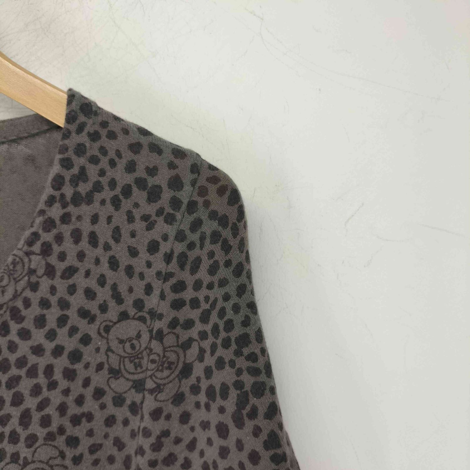 ヒステリックグラマー HYSTERIC GLAMOUR ヒスベア レオパード柄 S/S