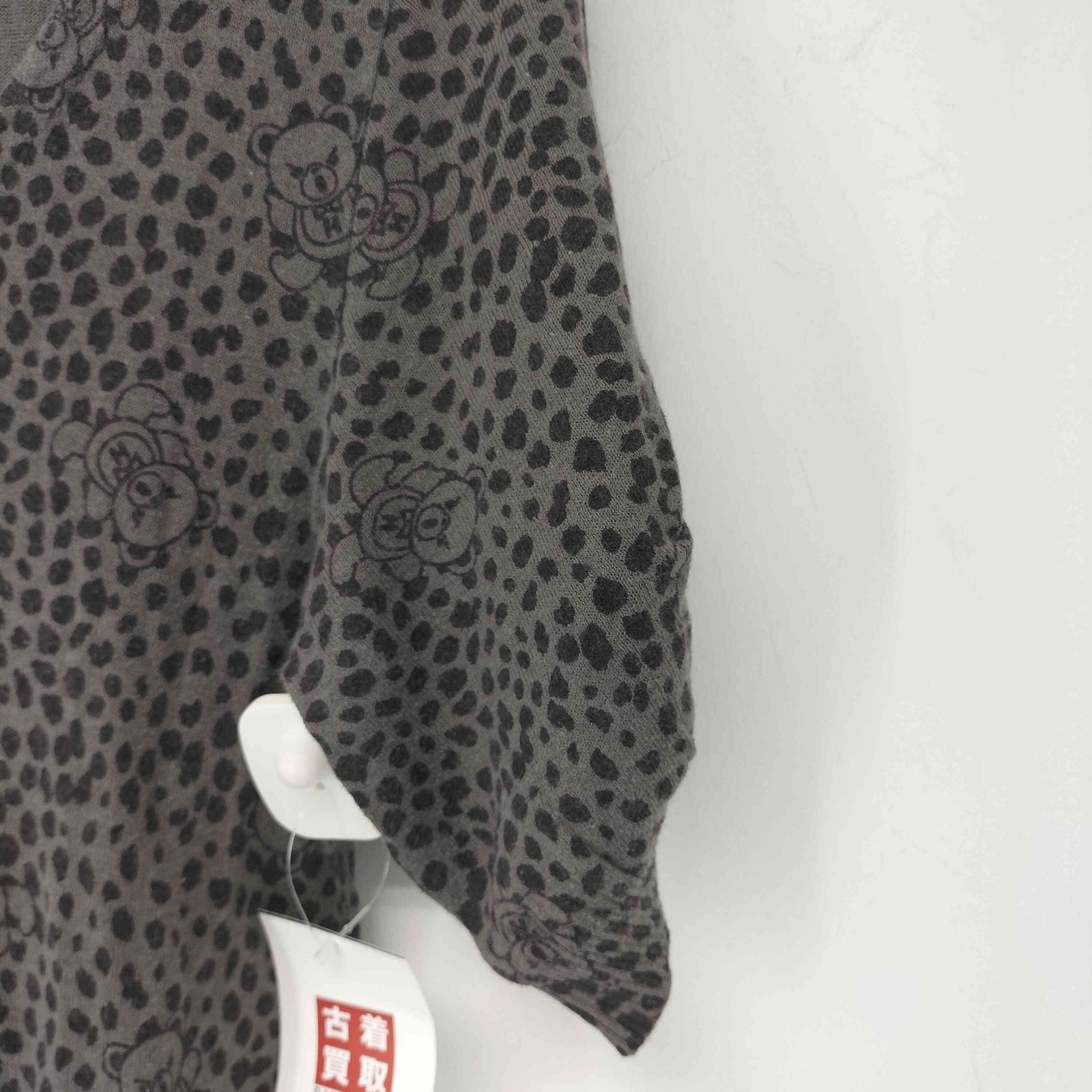 HYSTERIC GLAMOURレオパード柄 ニットセーター ヒステリックグラマー HYSTERIC GLAMOUR ヒスベア レオパード柄 S/S