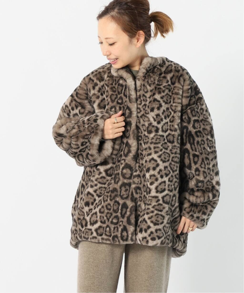 【DEUXIEME CLASSE購入】A POINT ETC　レオパードブルゾン インポート〈フランス製〉A POINT ETC/アーポワンウテセ (Deuxieme