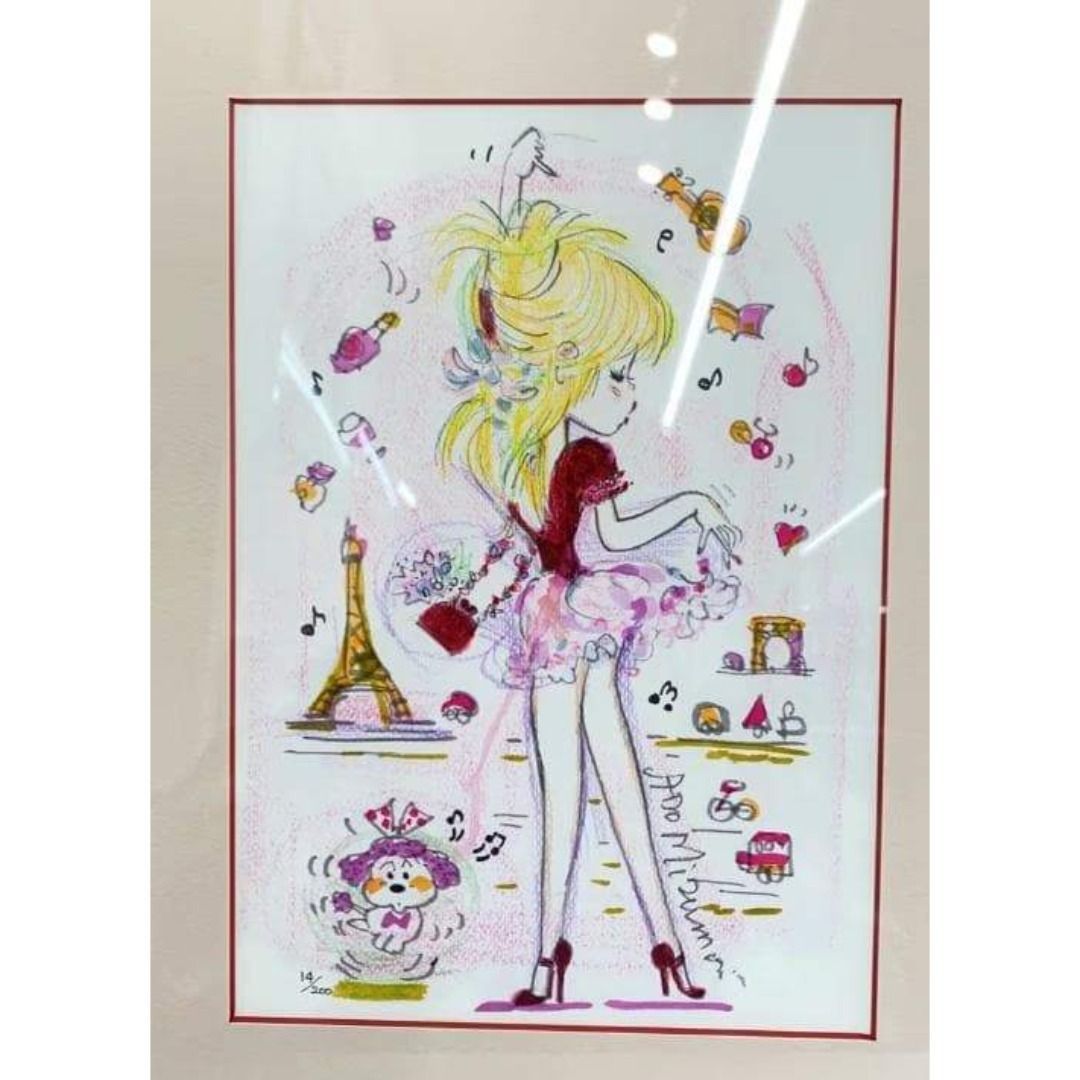 水森亜土　版画　ラ・ヴィアン・ローズ 水森亜土 版画 ラ・ヴィアン・ローズ - メルカリ