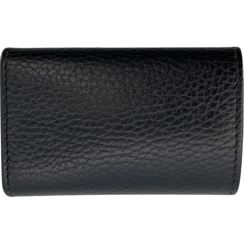 【美品】GUCCI グッチ　キーケース　6連　GG マーモント　ブラック 楽天市場】【未使用品】 グッチ キーケース 6連 GGマーモント ダブルG