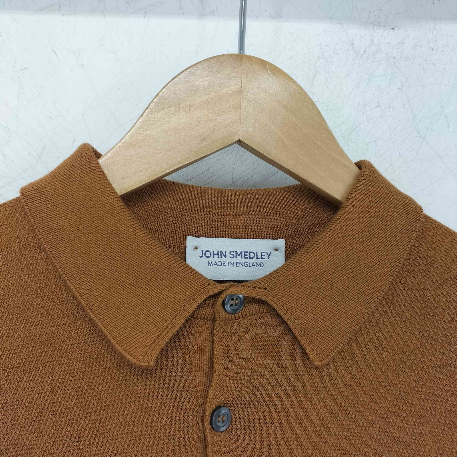 ジョンスメドレー JOHN SMEDLEY イングランド製 コットンニット