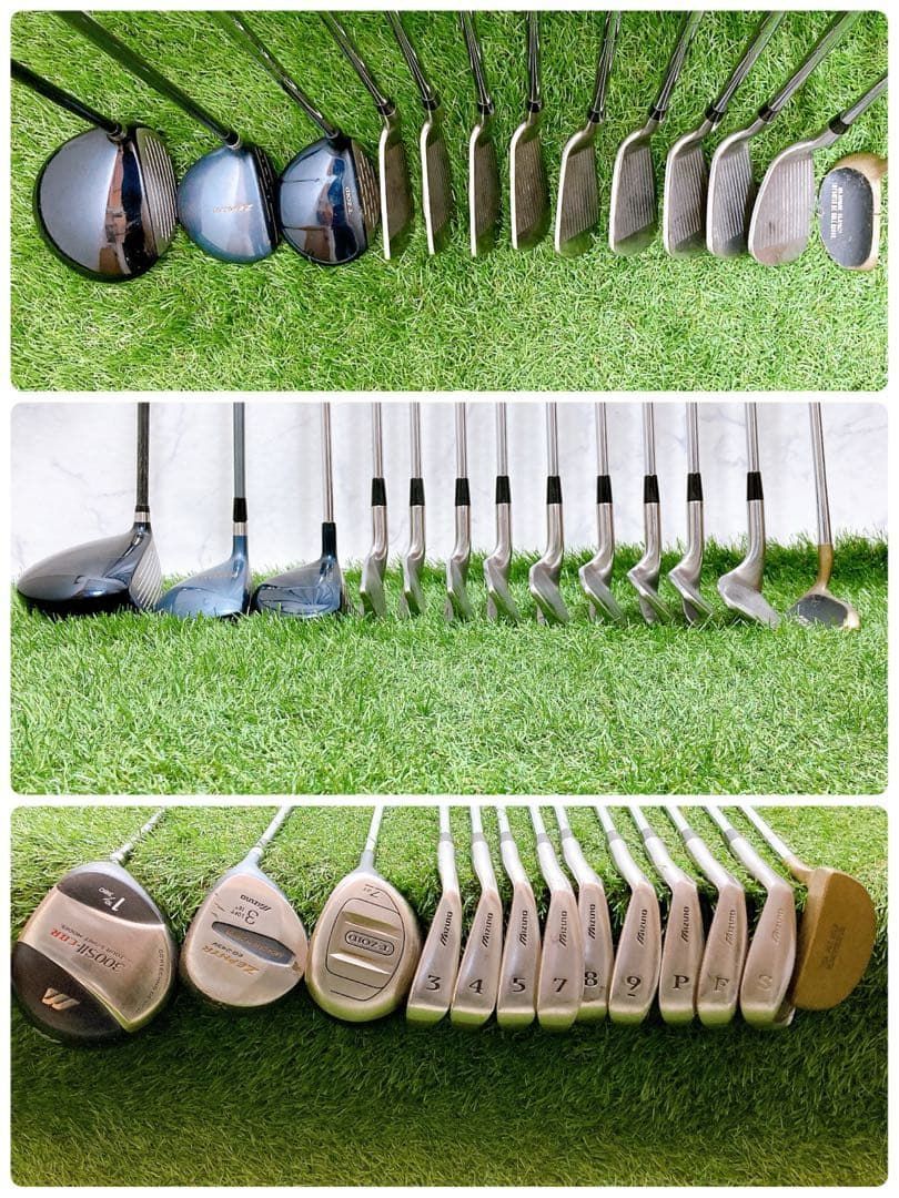 M14.ミズノ 初心者オススメ ゴルフクラブ メンズセット 右利き 13本