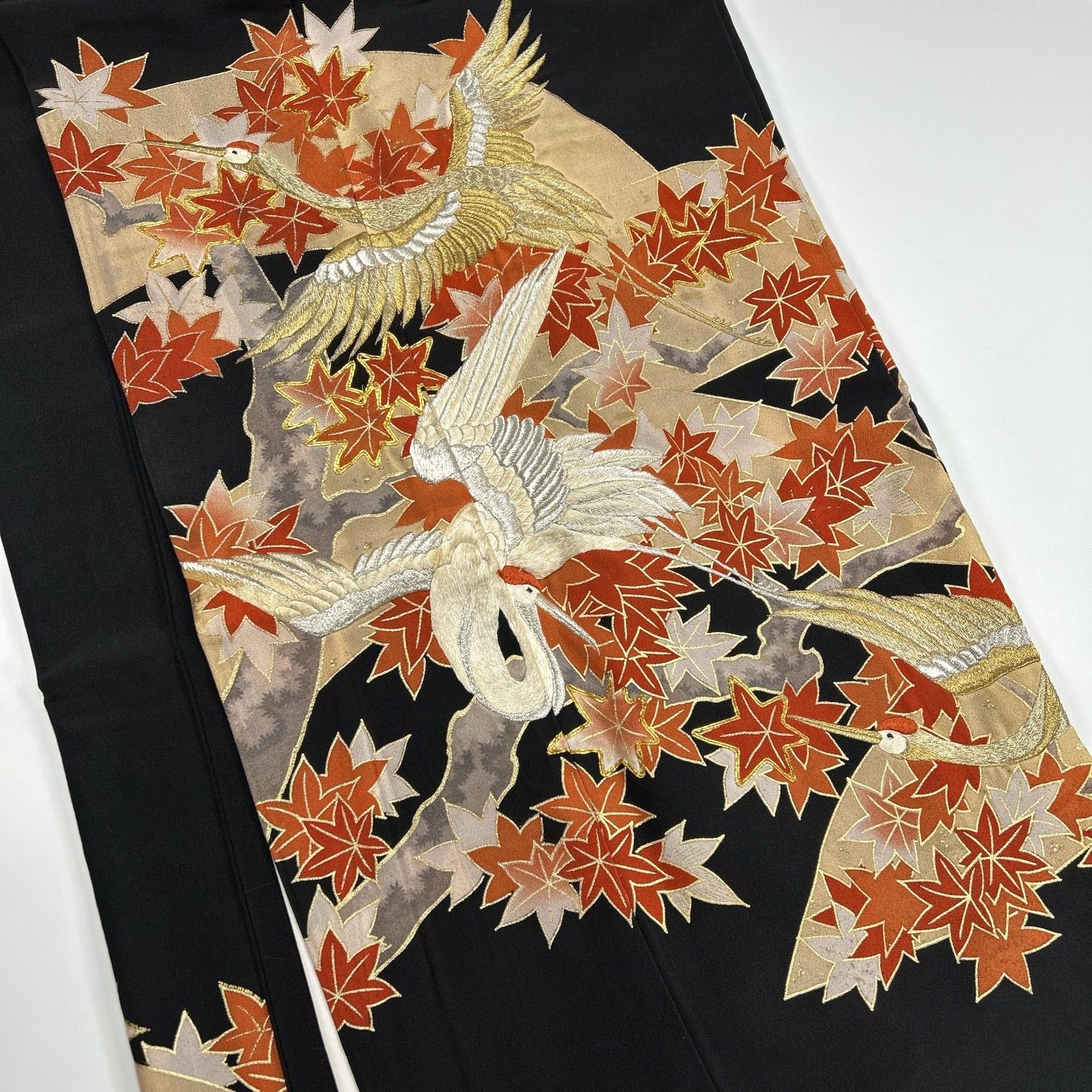 黒留袖 5枚 ポリエステル 着物まとめ売り 同梱購入歓迎 リメイク用