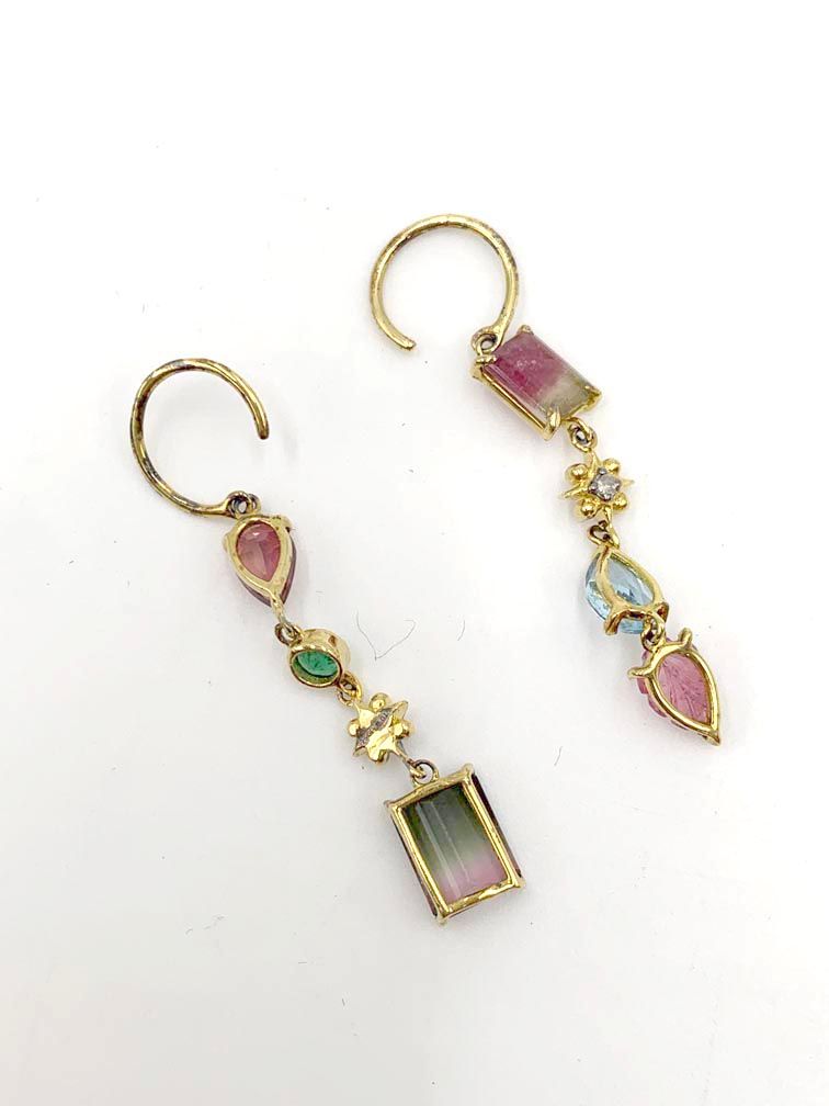 アルティーダウード　ピアス ARTIDA OUD アルティーダ ウード カラーストーン ドロップ ピアス