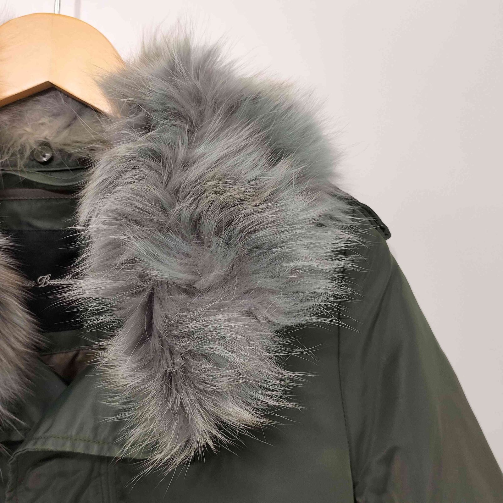 バナーバレット Banner Barrett ジップアップファーコート モッズ