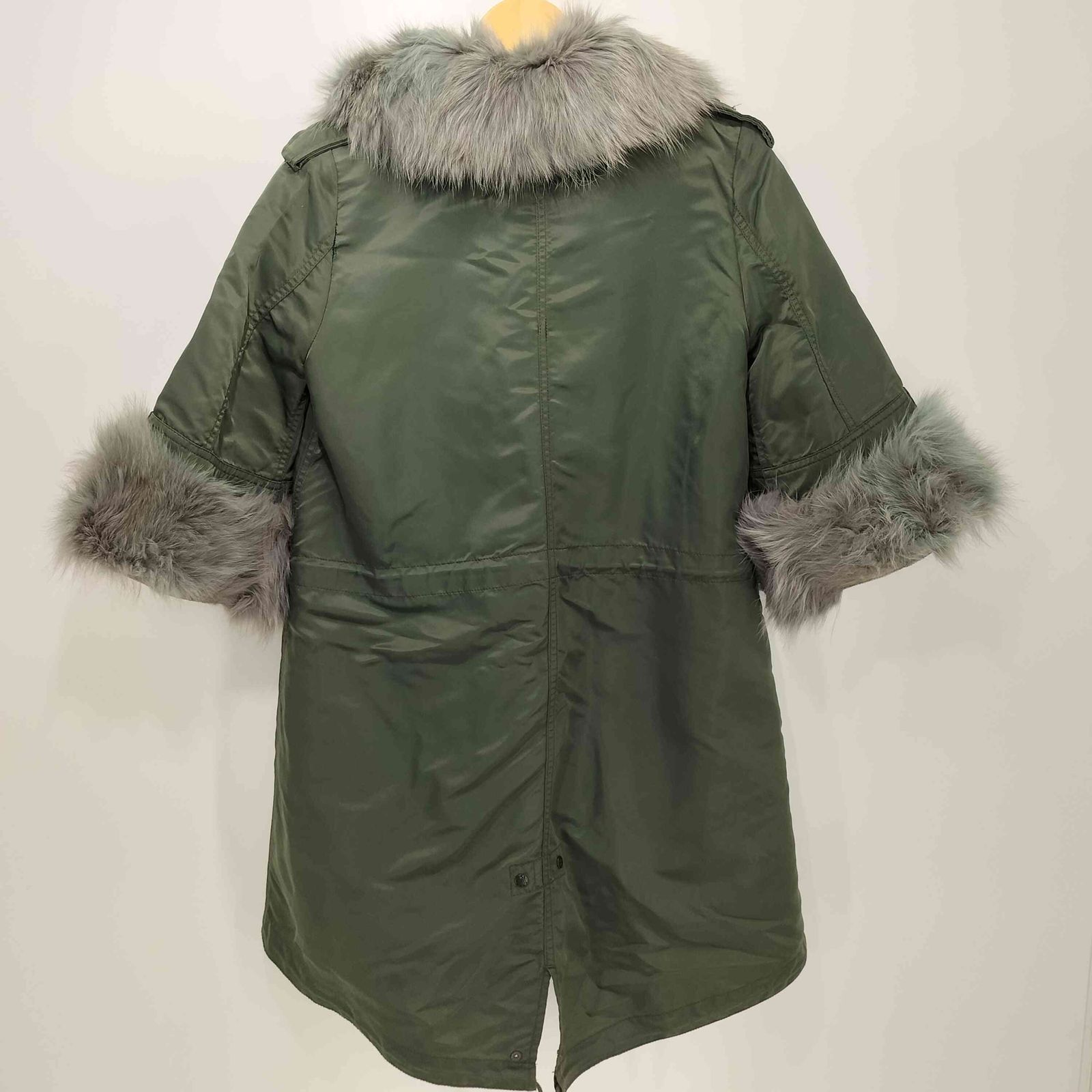 バナーバレット Banner Barrett ジップアップファーコート モッズ