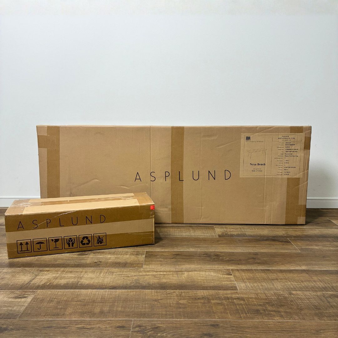 新品未使用・未開封】 ASPLUND SQUARE ROOTS NEXA BENCH SEARED OAK