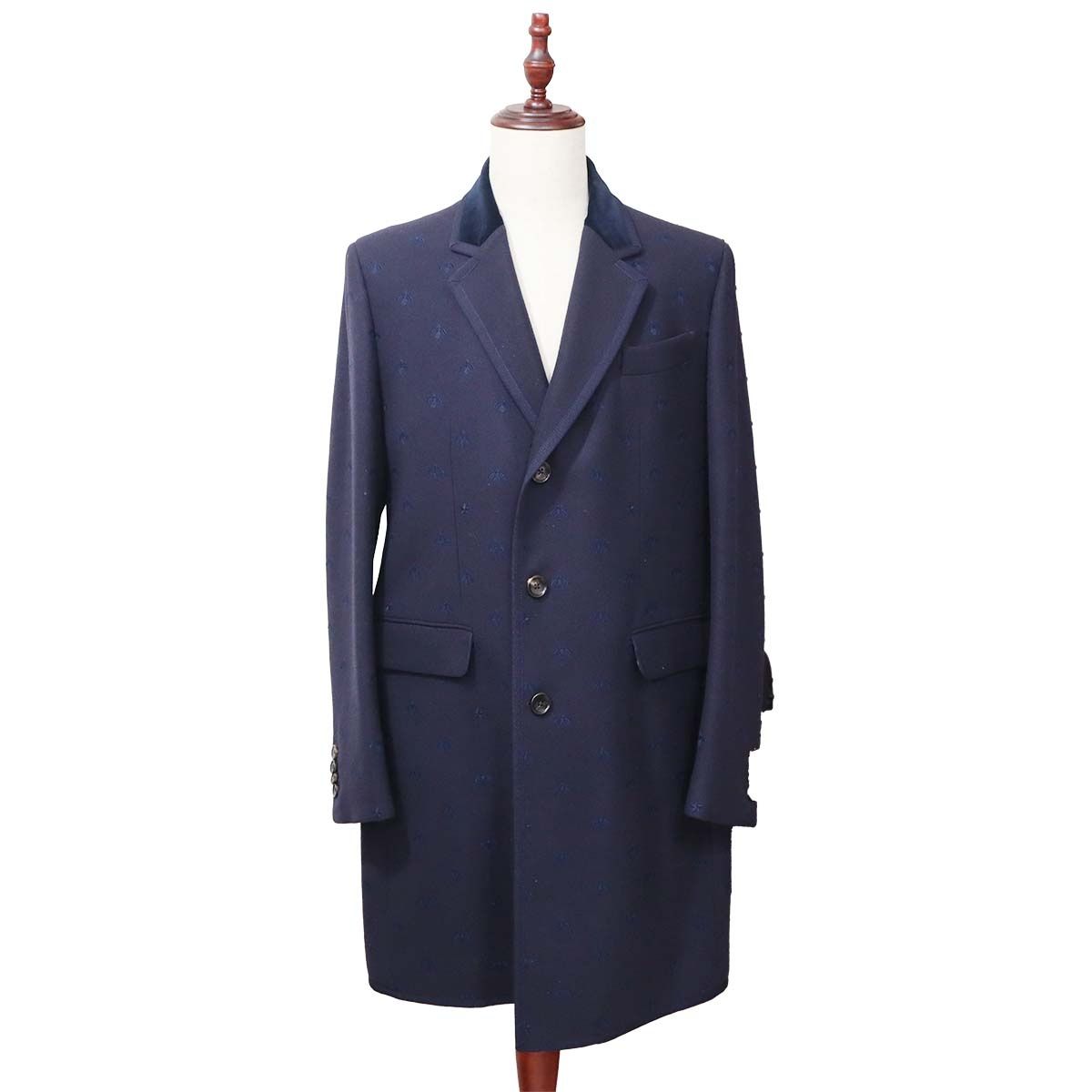 GUCCI グッチ チェスターコート BEE 蜂 サイズ52R アウター オーバー