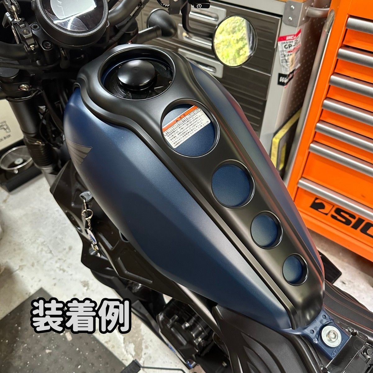 レブル250 タンクカバー タンクグリッド 穴あきタイプ - メルカリ
