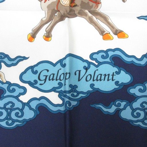 HERMES/エルメス カレ90 空飛ぶギャロップ スカーフ j_241 HERMES/エルメス カレ90 空飛ぶギャロップ スカーフ j_241 HERMES