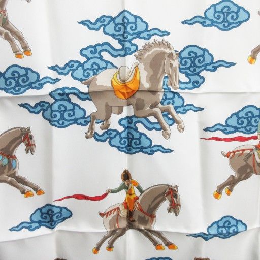 エルメス HERMES カレ90 Galop Volant 空飛ぶギャロップ 大判スカーフ