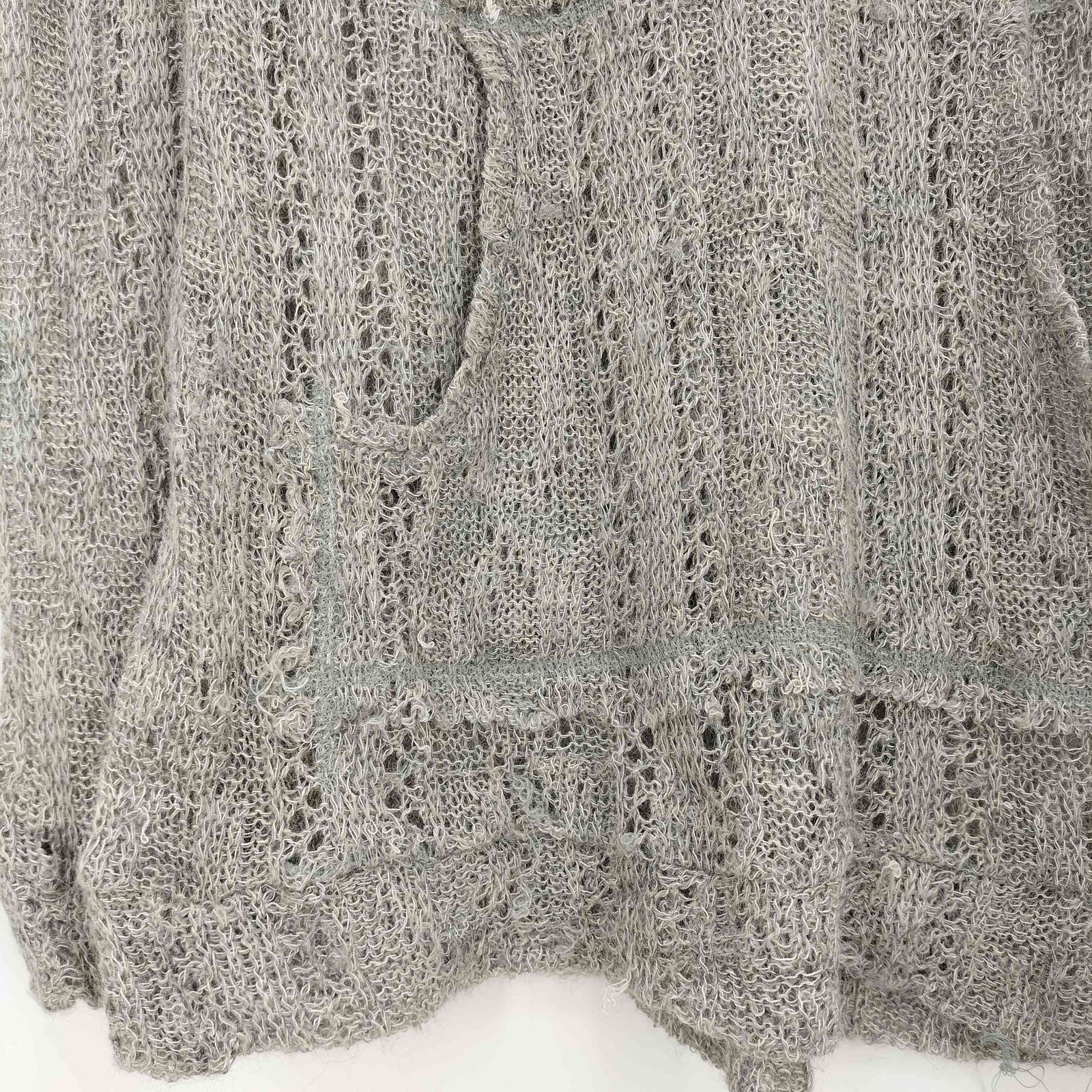 ノゾミイシグロ NOZOMI ISHIGURO Y2K ダメージ ニット レディース ONE