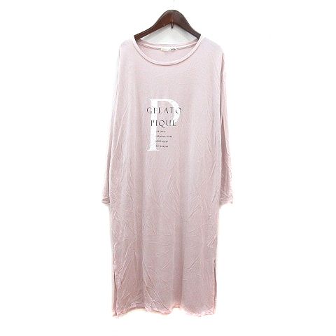 ジェラートピケ gelato pique ルームウェア ワンピース ロング