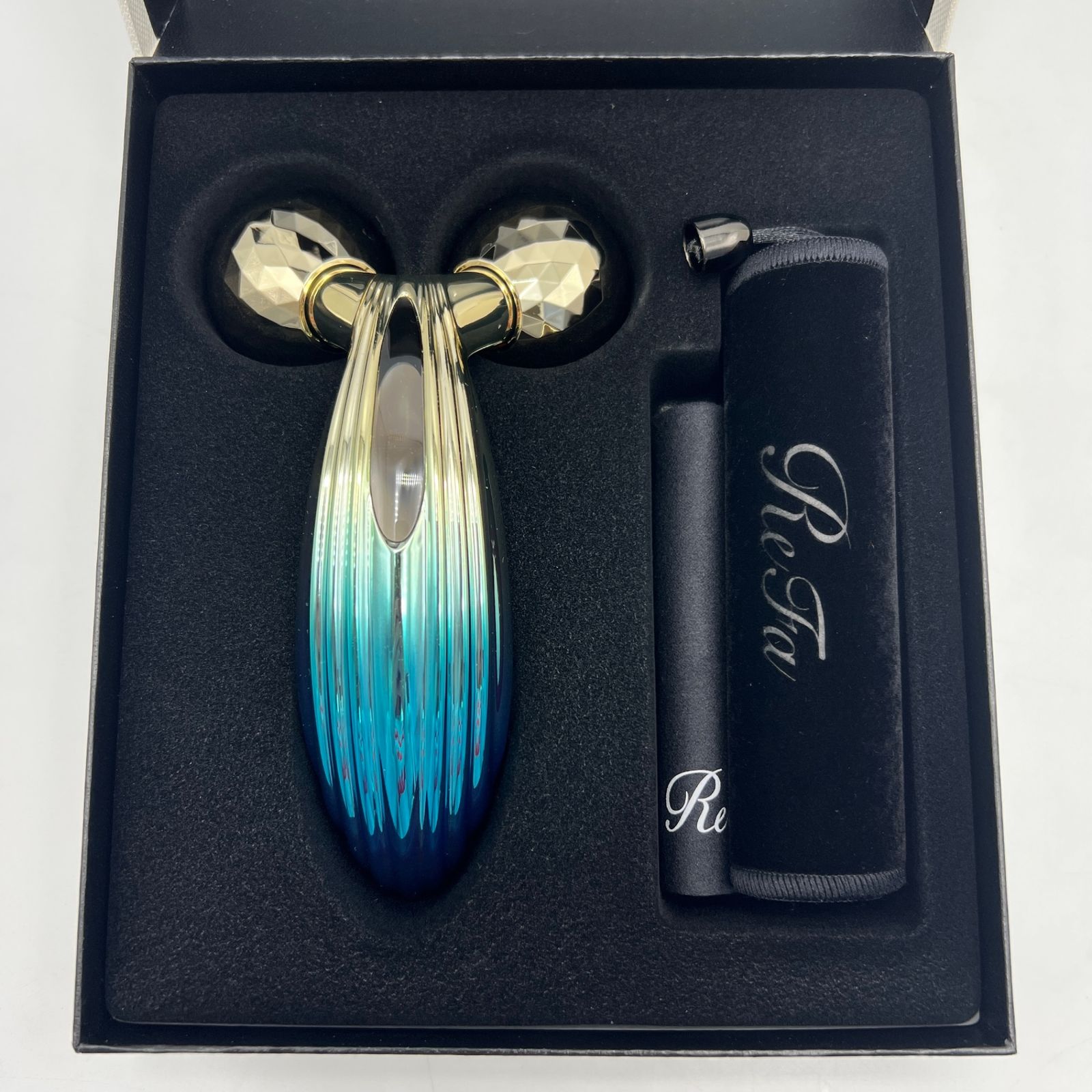 新品】MTG ReFa CARAT RAY RF-PC2019B-SP ブルー 美顔器 リファ