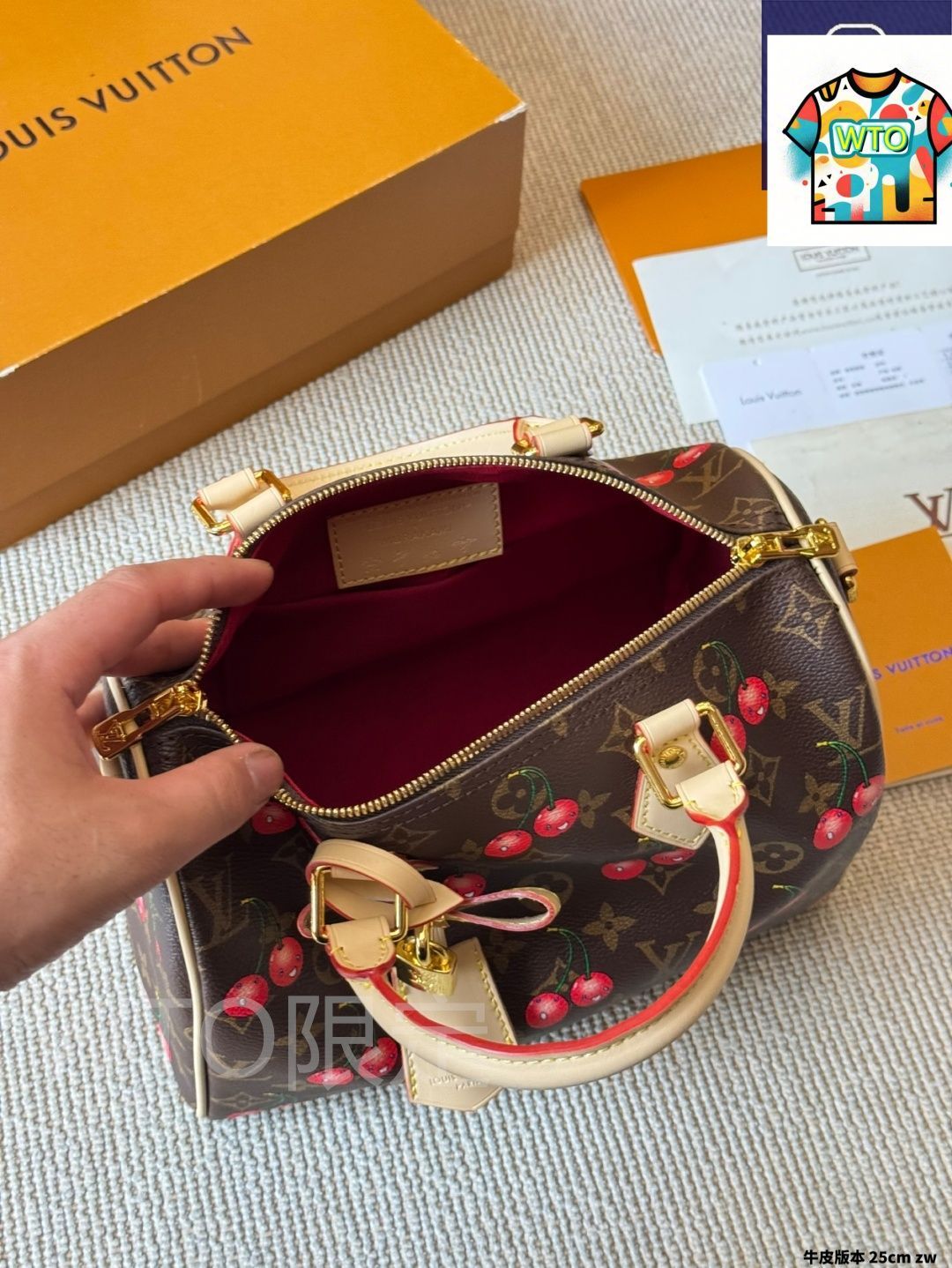 今日特価】LV ルイヴィトン スピーディ ピローバッグ 原版?刻、内装