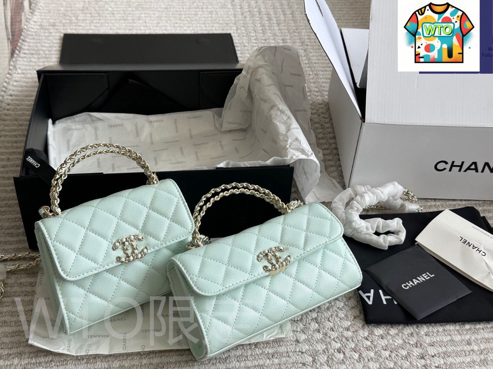 今日特価】Chanel シャネル 23Kケリーフォンバッグ キャビアレザー製で