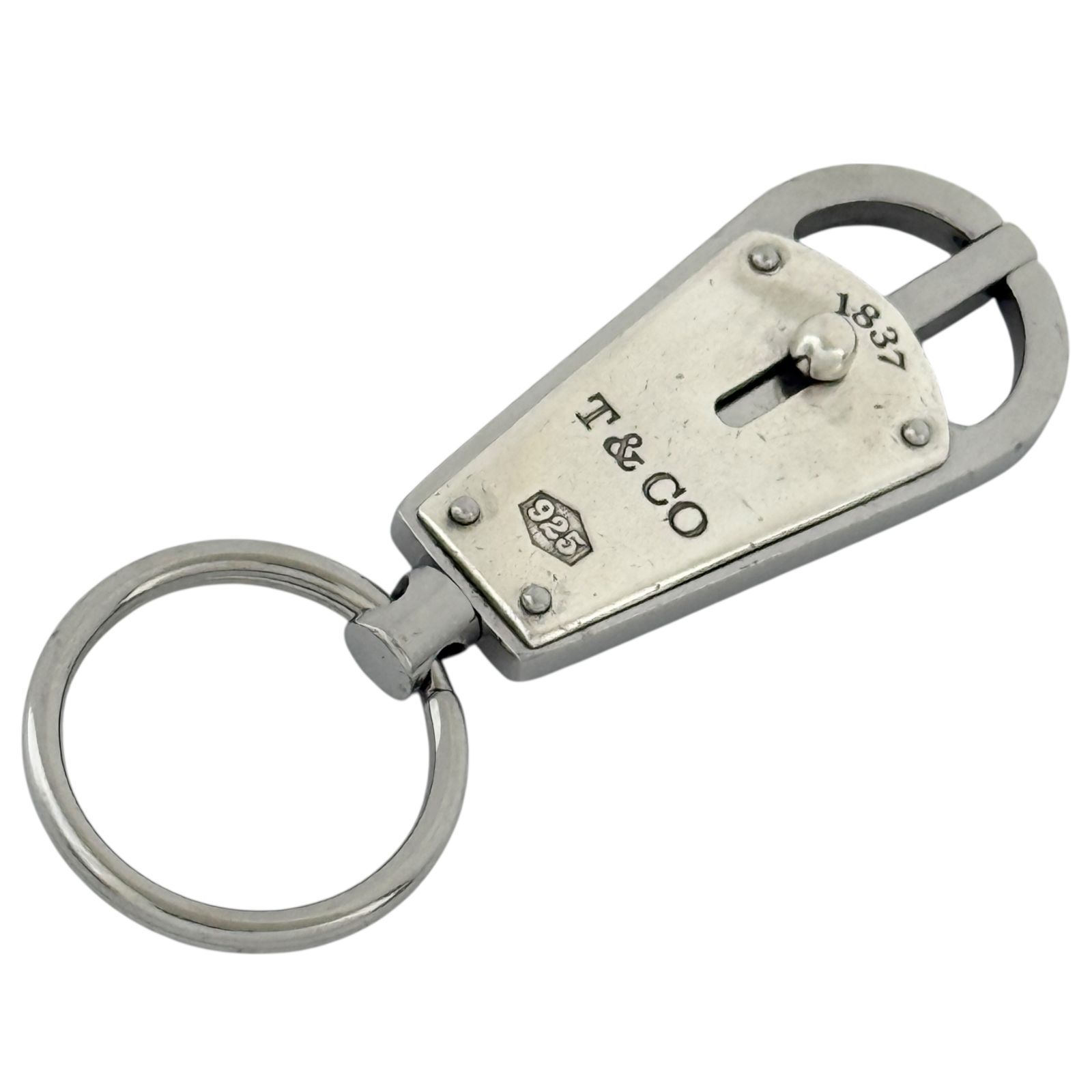 ティファニー メンズ メイカーズ バレット キーホルダー キーリング