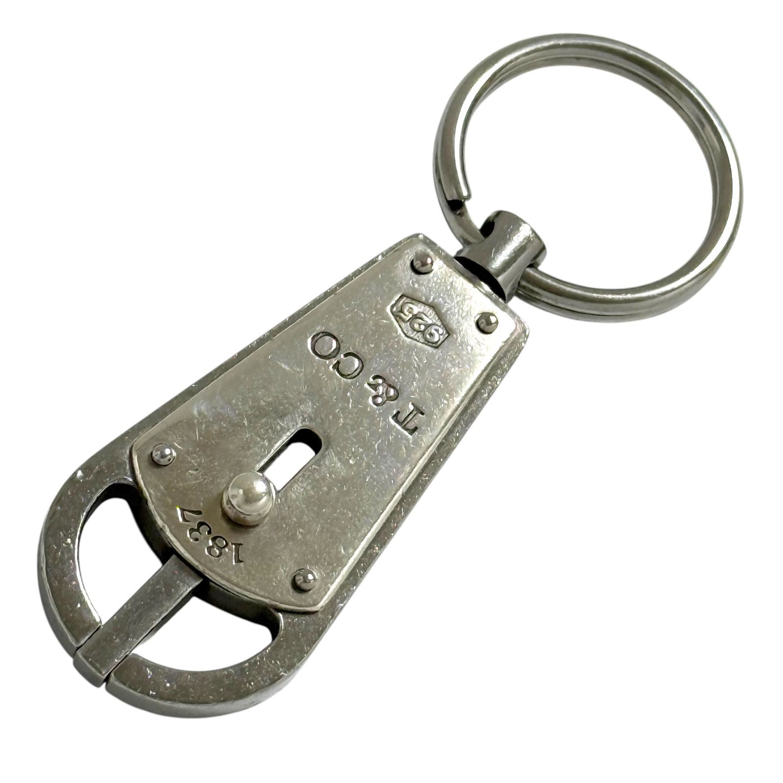 ティファニー メンズ メイカーズ バレット キーホルダー キーリング