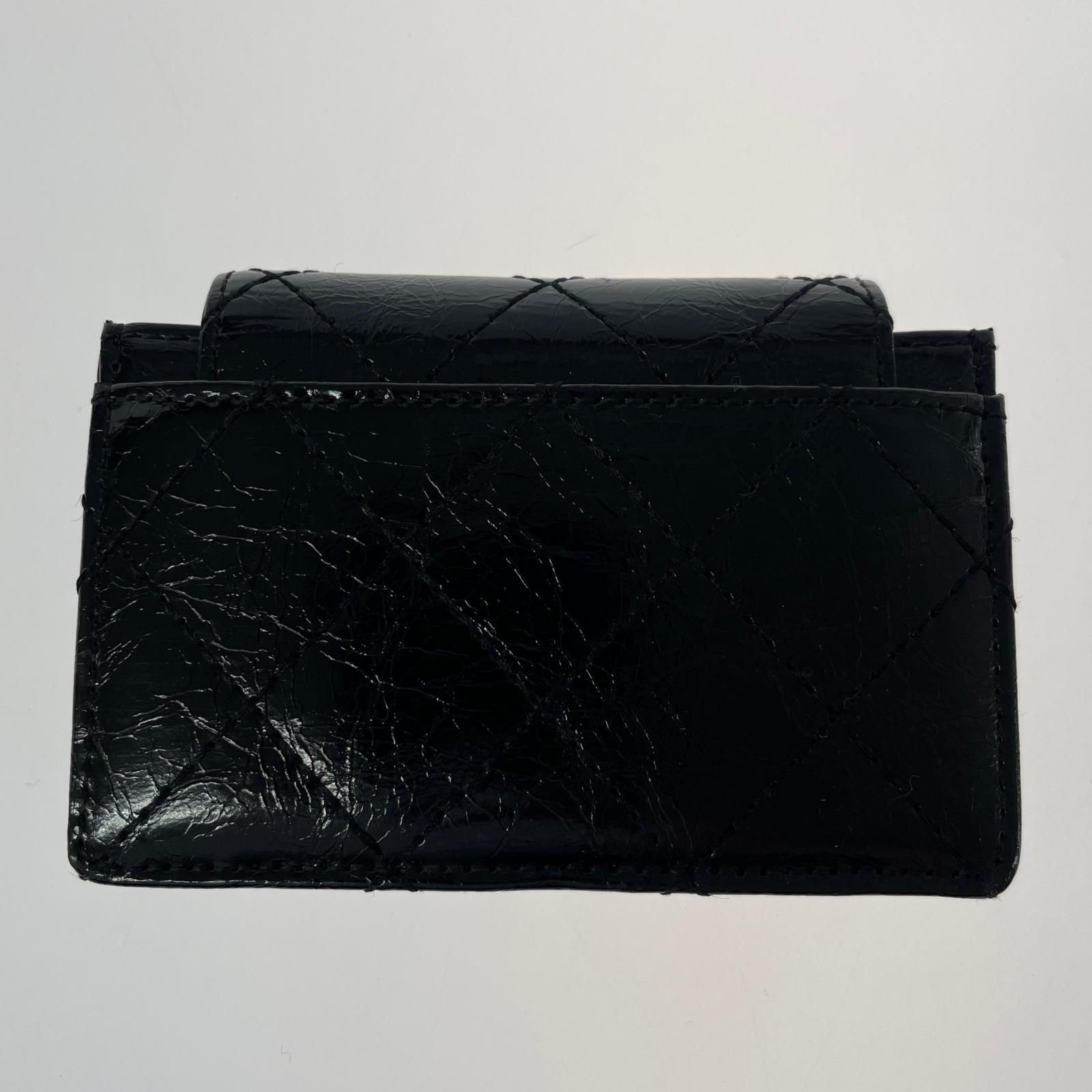 Matin Kim マーティンキム カードケース 名刺 ミニ財布 ブラック Matin