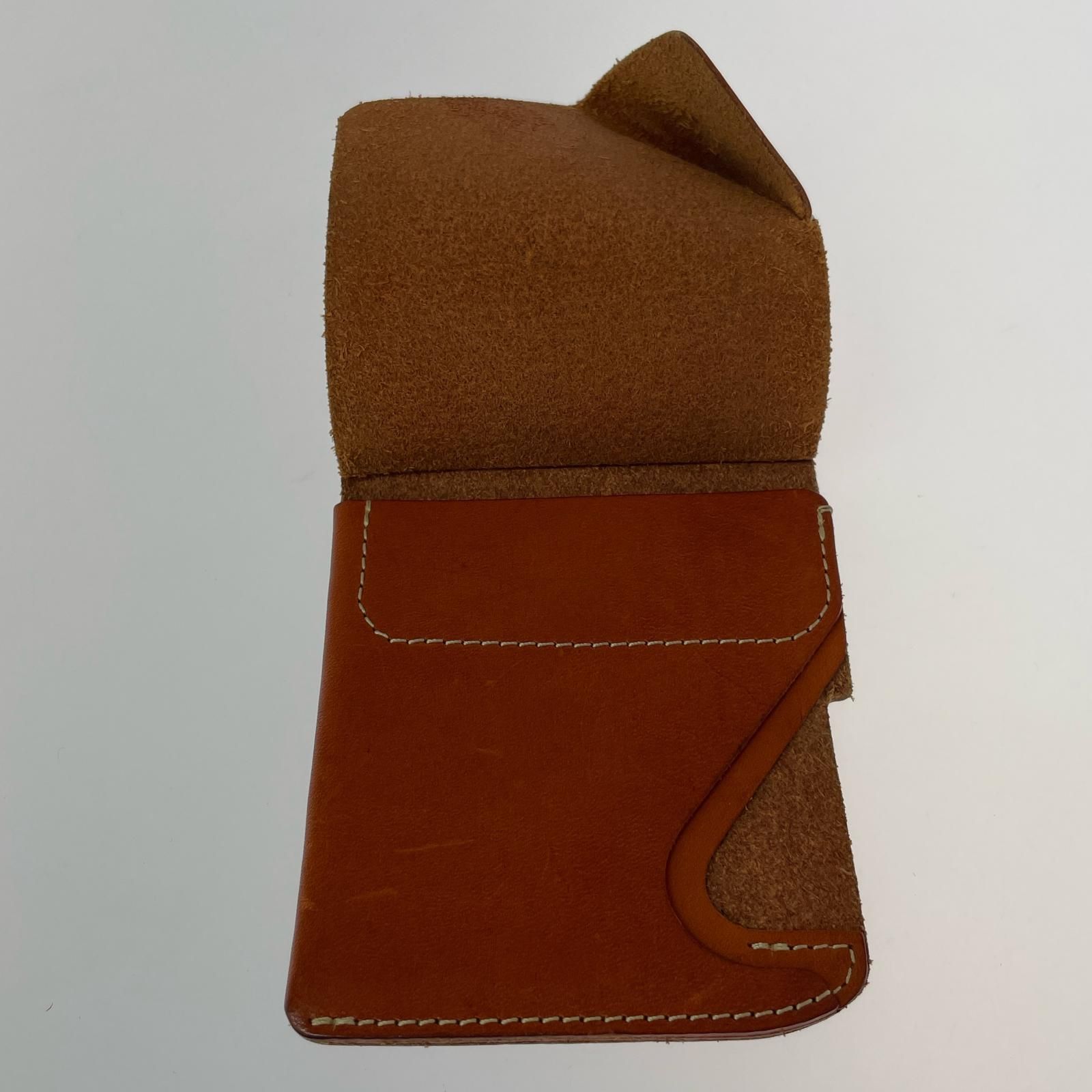 HUKURO フクロ レザー札入れ/ブラウン 財布 本革 栃木レザー 栃木