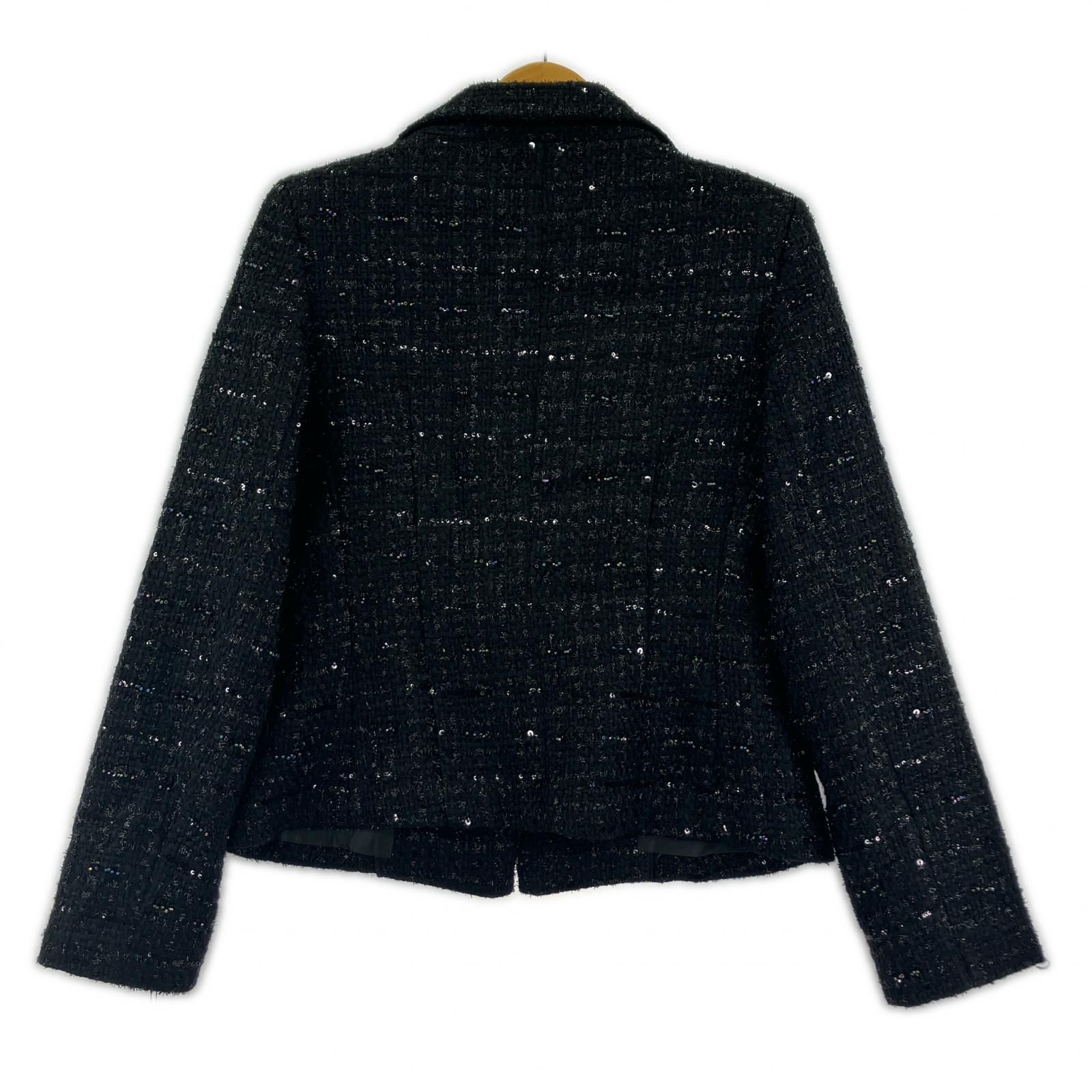 MADAM JOCONDEマダム ジョコンダ 黒ツイードジャケット　ラメ　入学式 MADAM JOCONDEマダム ジョコンダ 黒ツイードジャケット ラメ 入学式