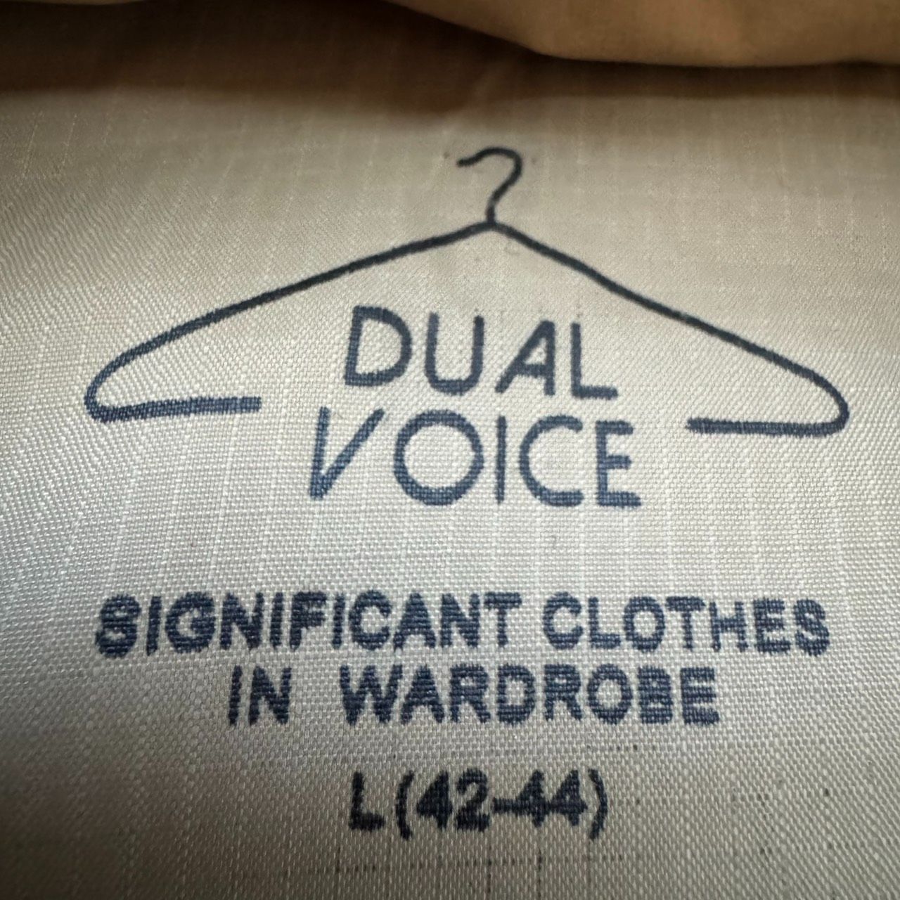DUAL VOICE デュアル ボイス ダウンベスト Lサイズ 着脱フード付き 