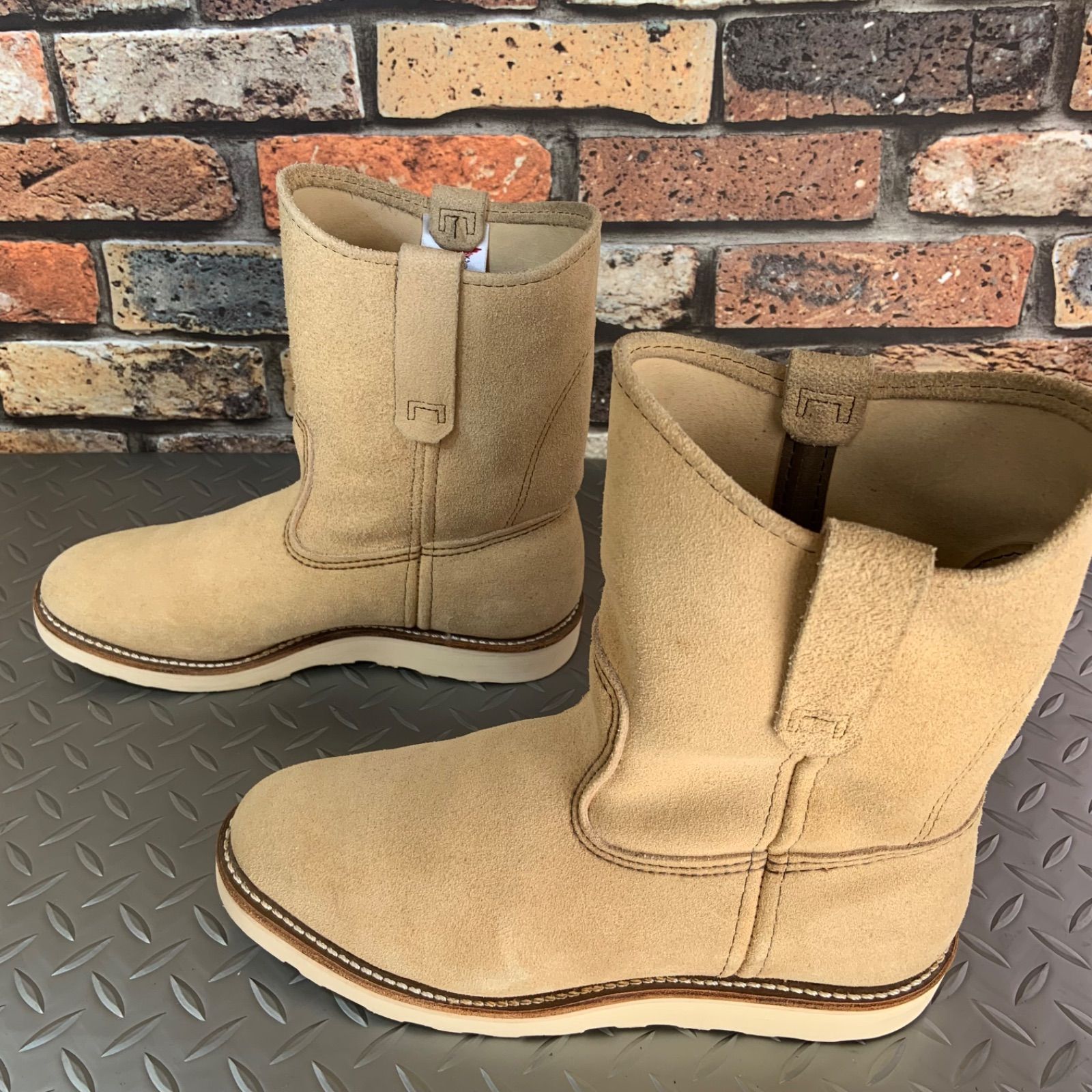 ☆REDWING 8168 ペコスブーツ 2007年製 US7.5E JP25.5㎝ レッド