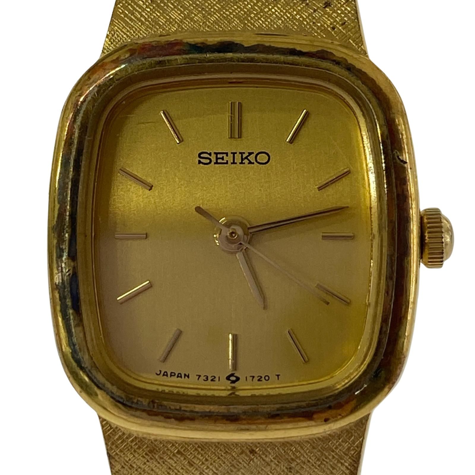 SEIKO セイコー 7321-6060腕時計/ゴールド - メルカリ