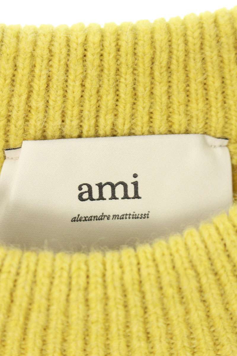 アミアレクサンドルマテュッシ 25AW UKS836 ハートA刺繍クルーネック