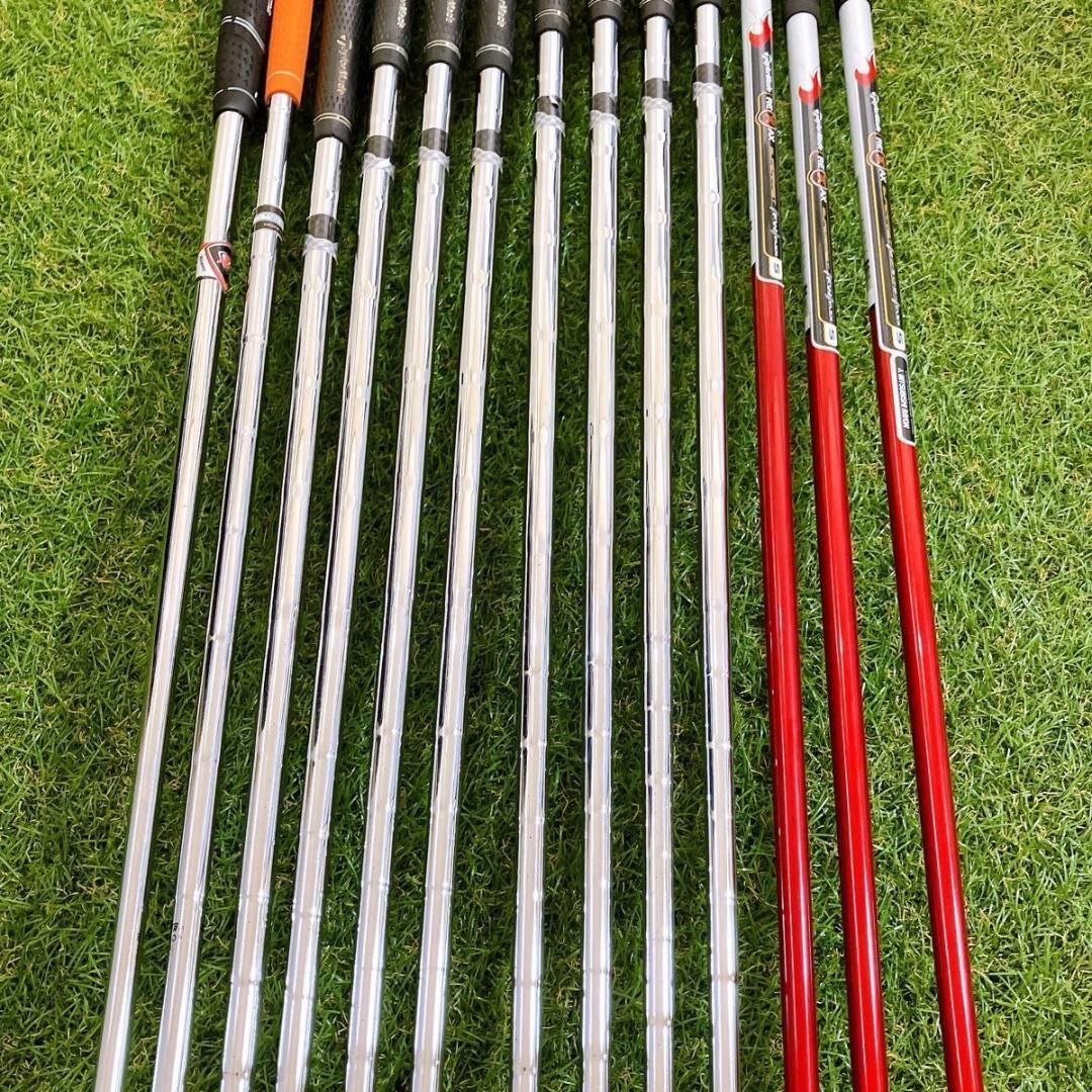 豪華13本 テーラーメイド バーナー メンズゴルフセット 初心者 入門 右