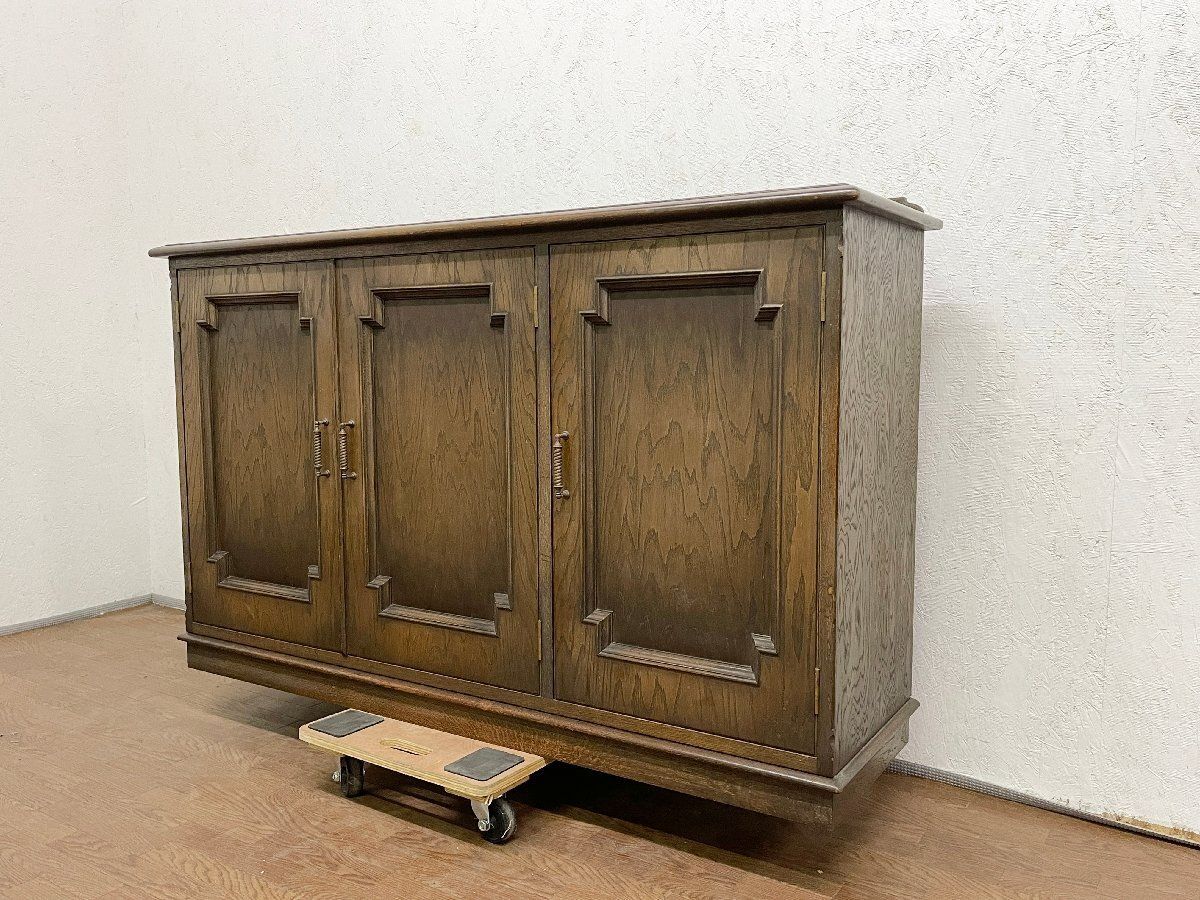 ○永田良介商店 神戸洋家具 サイドボード キャビネット 下駄箱 靴箱