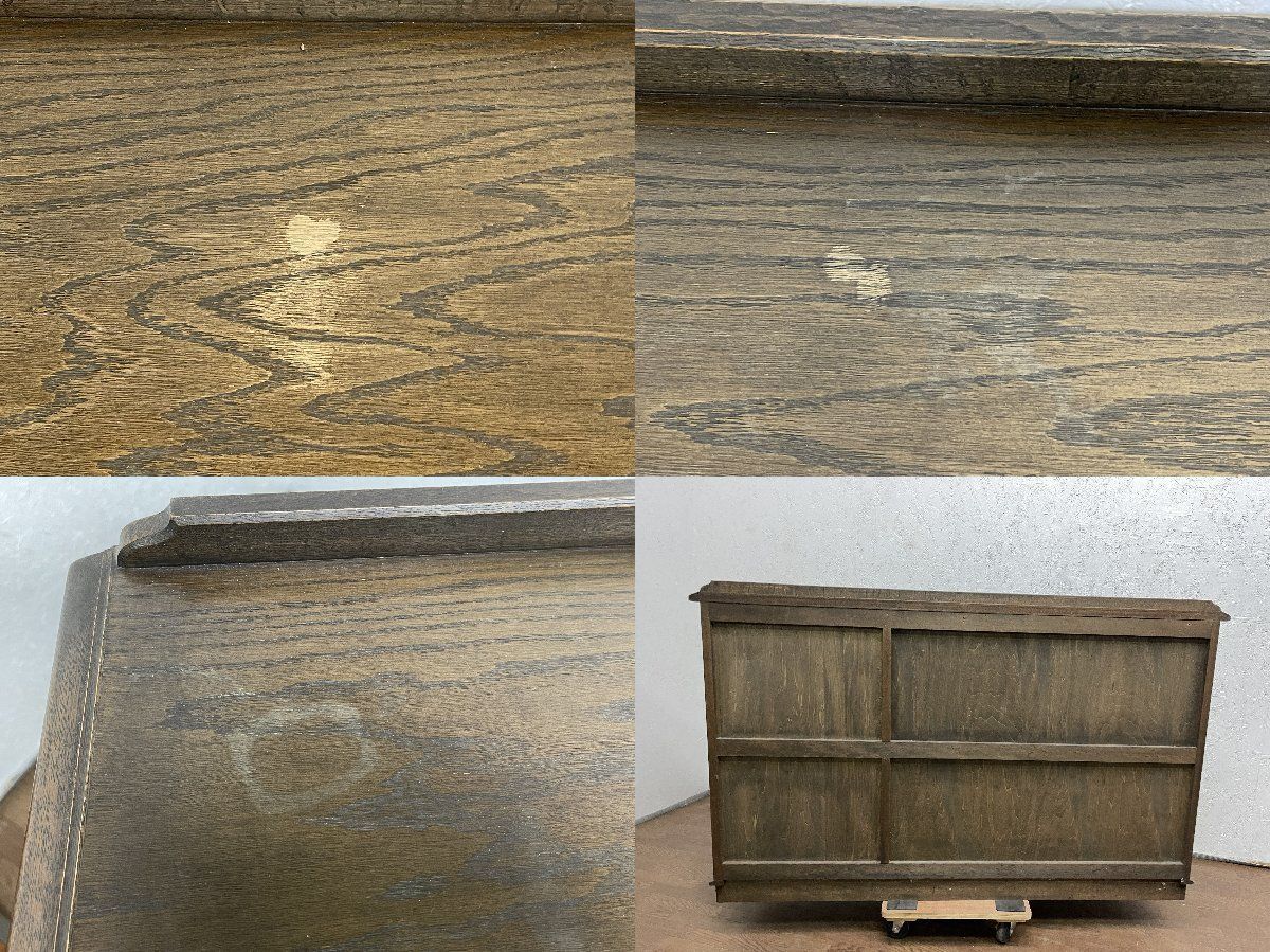 EHK63 永田良介商店 電話台 ナラ材(オーク材) 神戸洋家具 キャビネット