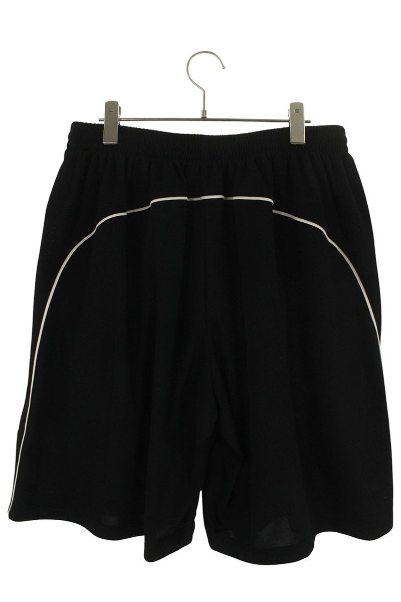 バレンシアガ 777709 TPVW4 ロゴワッペンゲームメッシュハーフパンツ