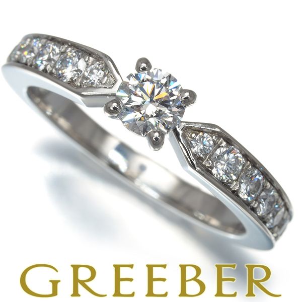 ショーメ フリソン ソリテール ダイヤリング 0.34ct/D/VS1/3EX ショーメ リング ダイヤ ダイヤモンド 0.34ct D VVS1 プリュム