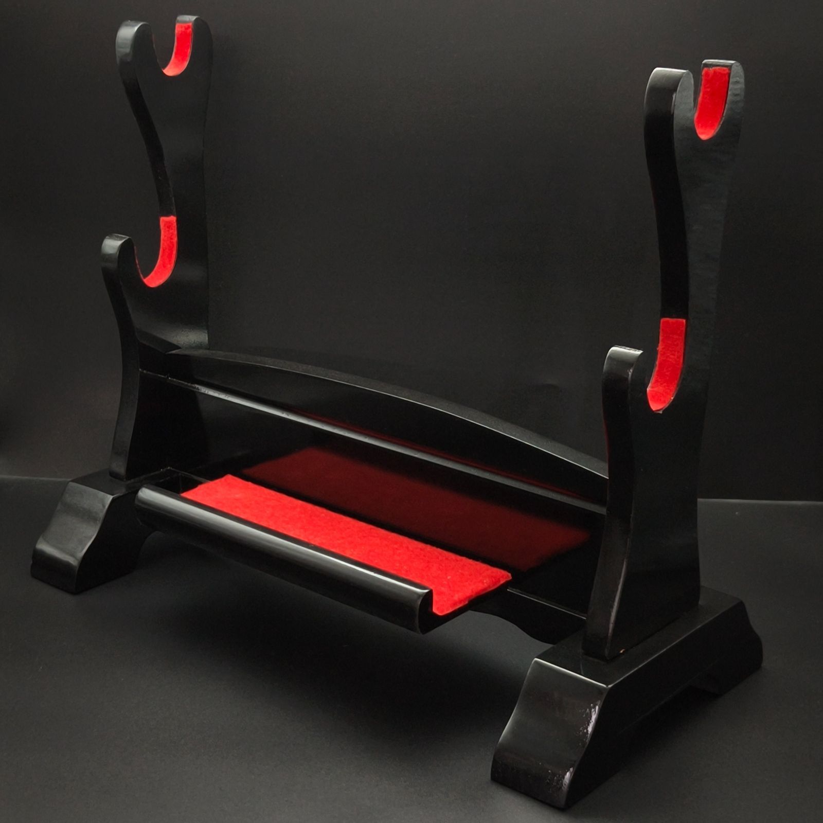 刀掛台 二本掛 組み立て式 横2本 掛け用 刀掛け台